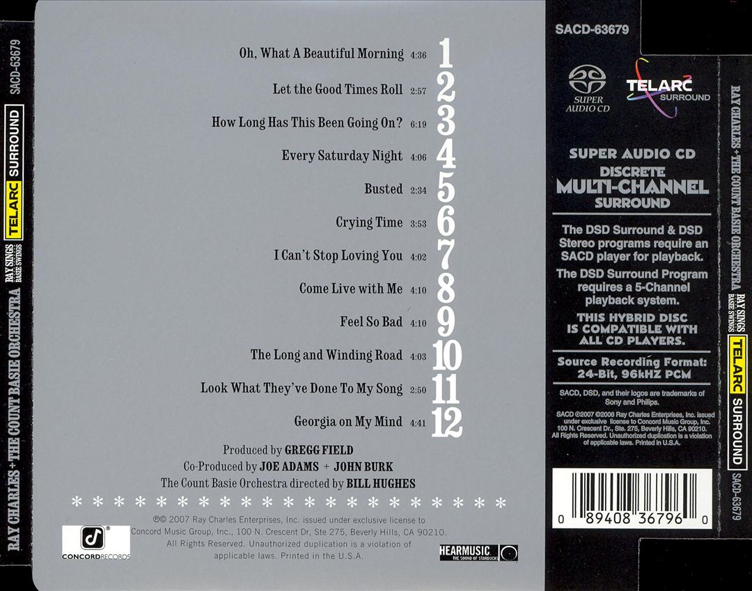 Ray Sings, Basie Swings cover art