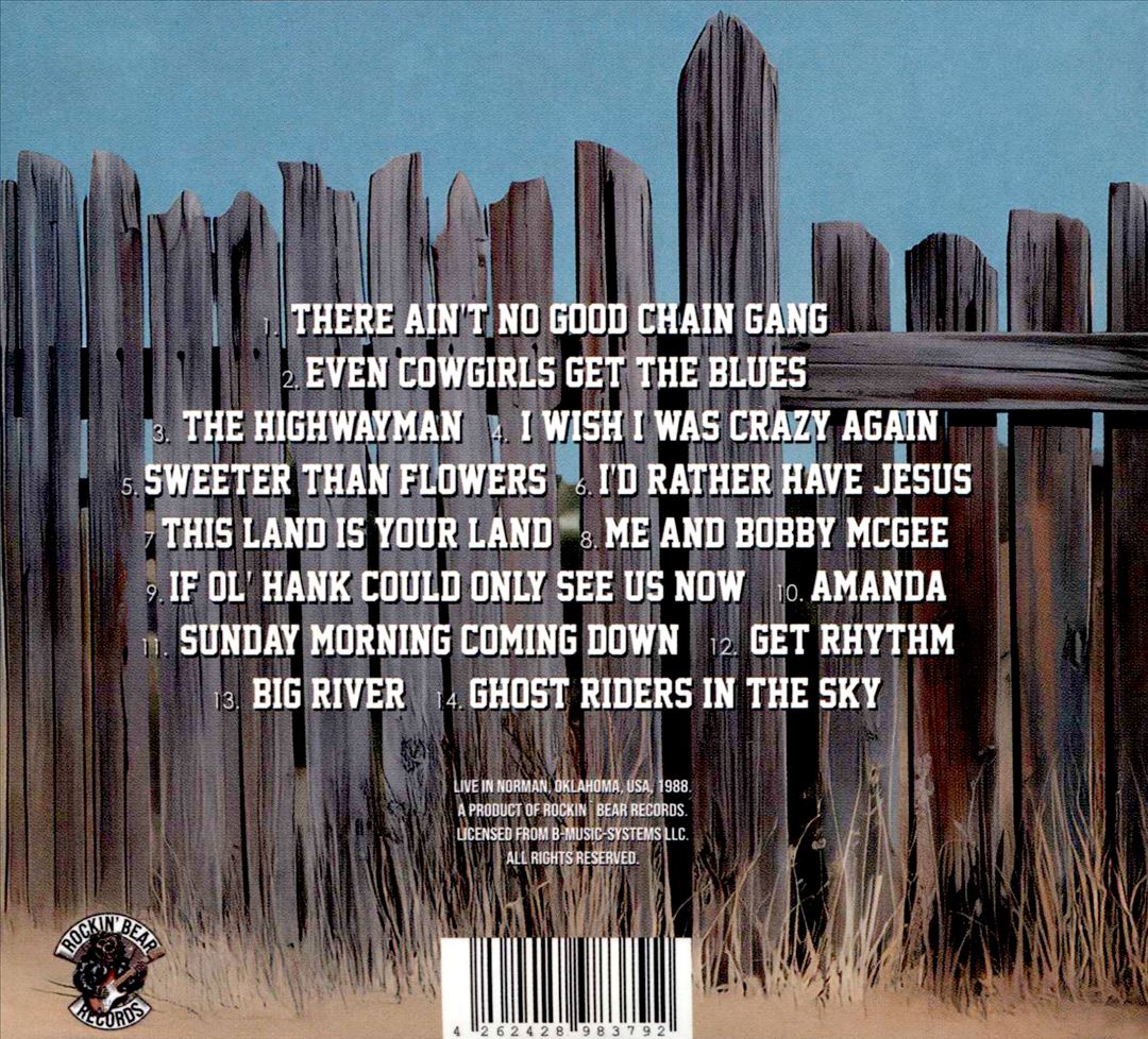 Even Cowgirls Get the Blues: Live 1988 cover art