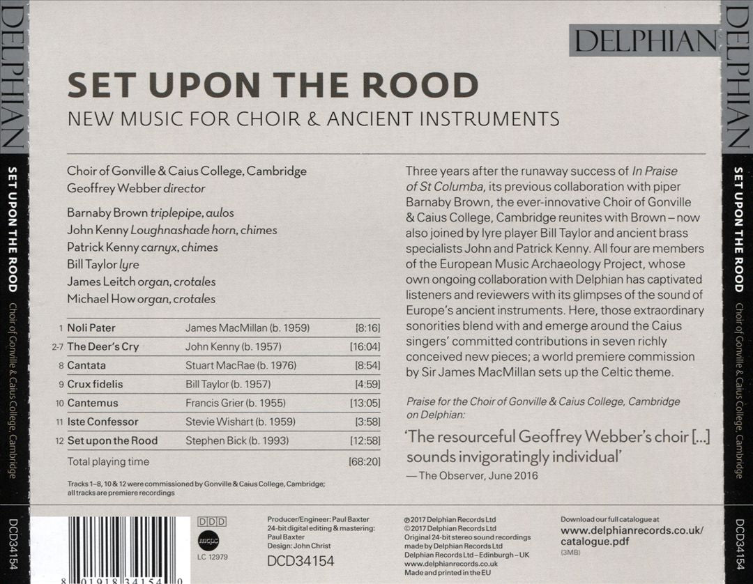 Set Upon the Rood: New Music for Choir & Ancient Instruments cover art