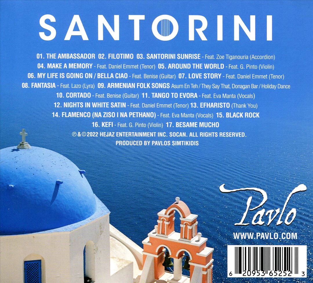 Santorini cover art