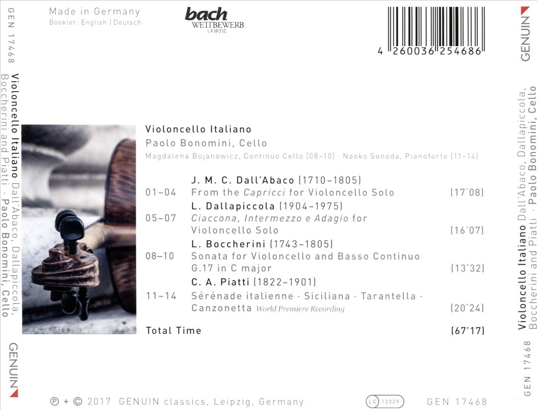 Violoncello Italiano cover art