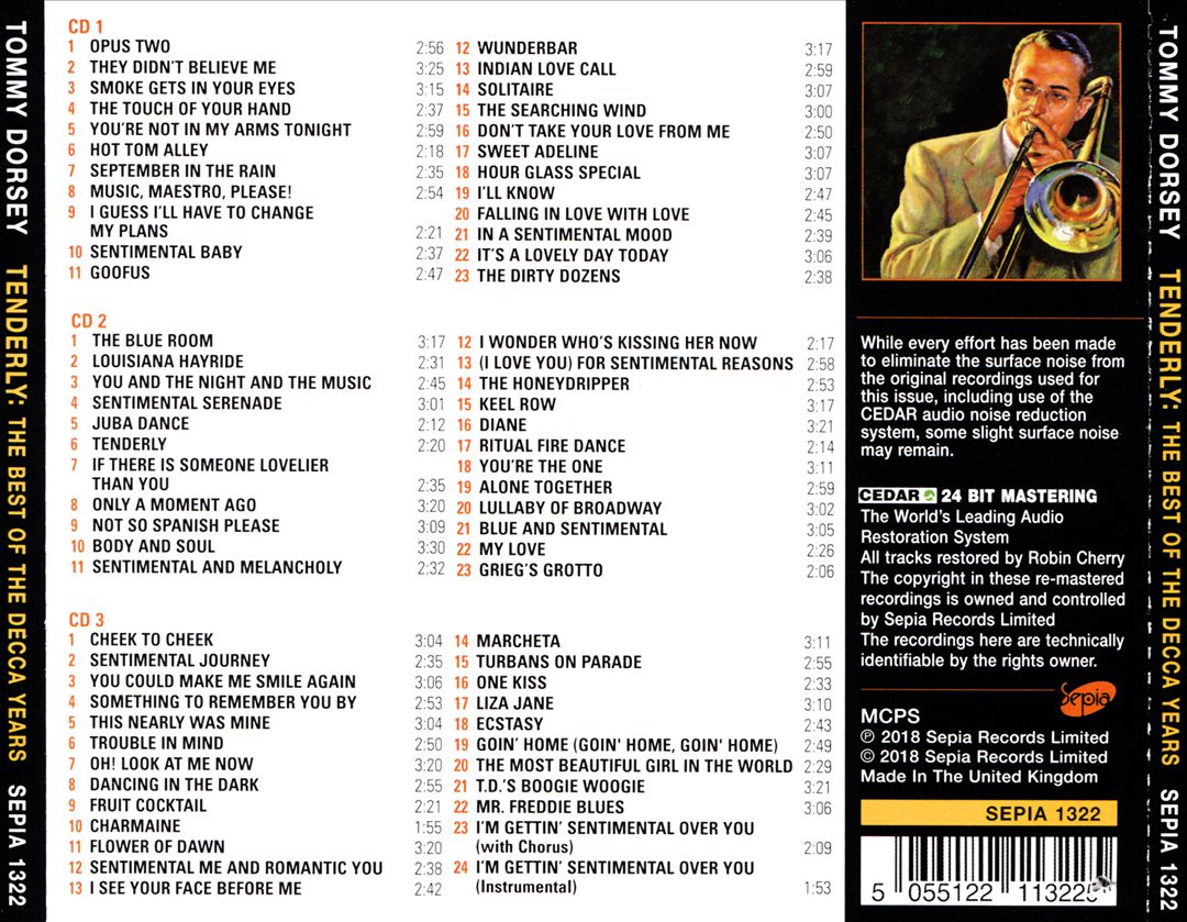 Tenderly: The Best of the Decca Years cover art