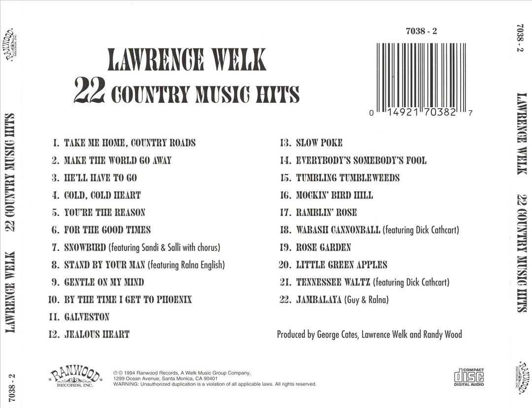 22 Great Country Music Hits cover art