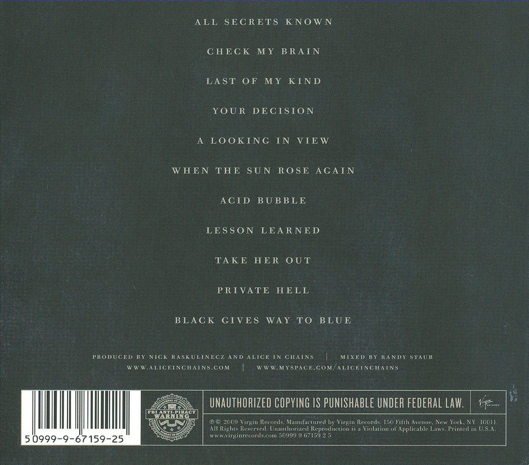 Black Gives Way to Blue cover art