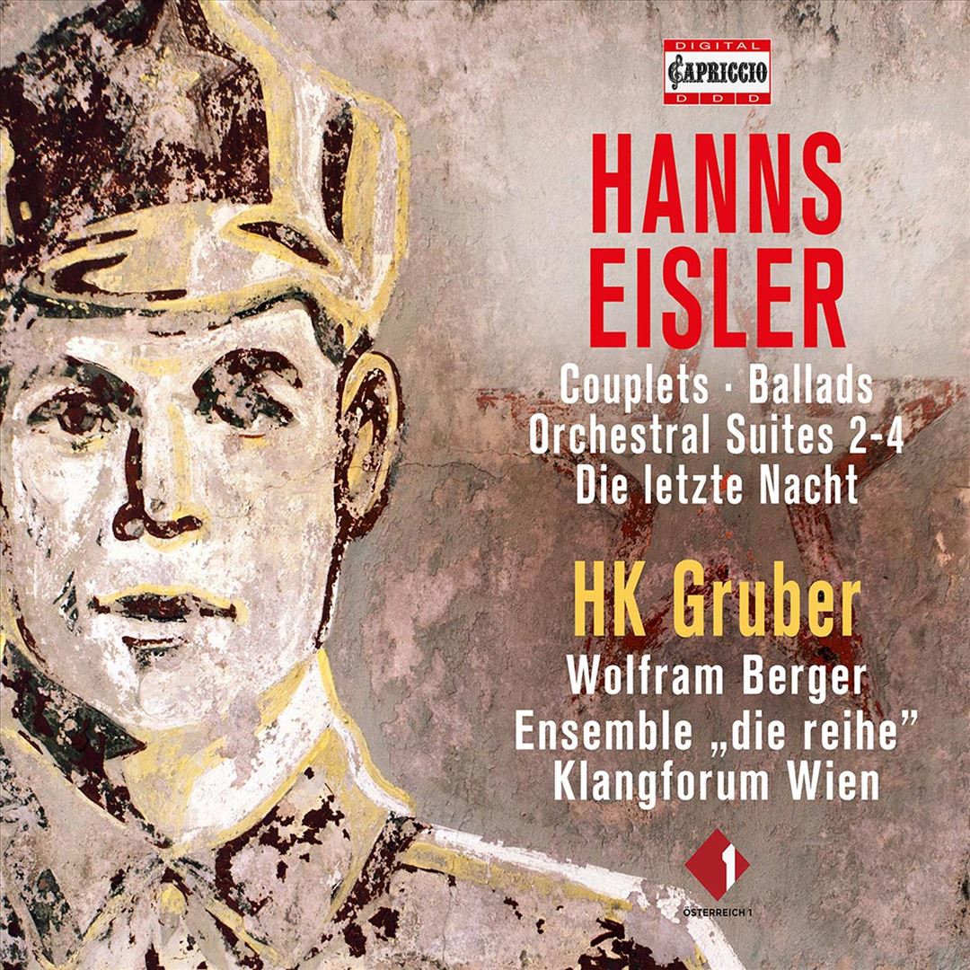 Hanns Eisler: Couplets; Ballads; Orchestral Suites 2-4; Die letzte Nacht cover art