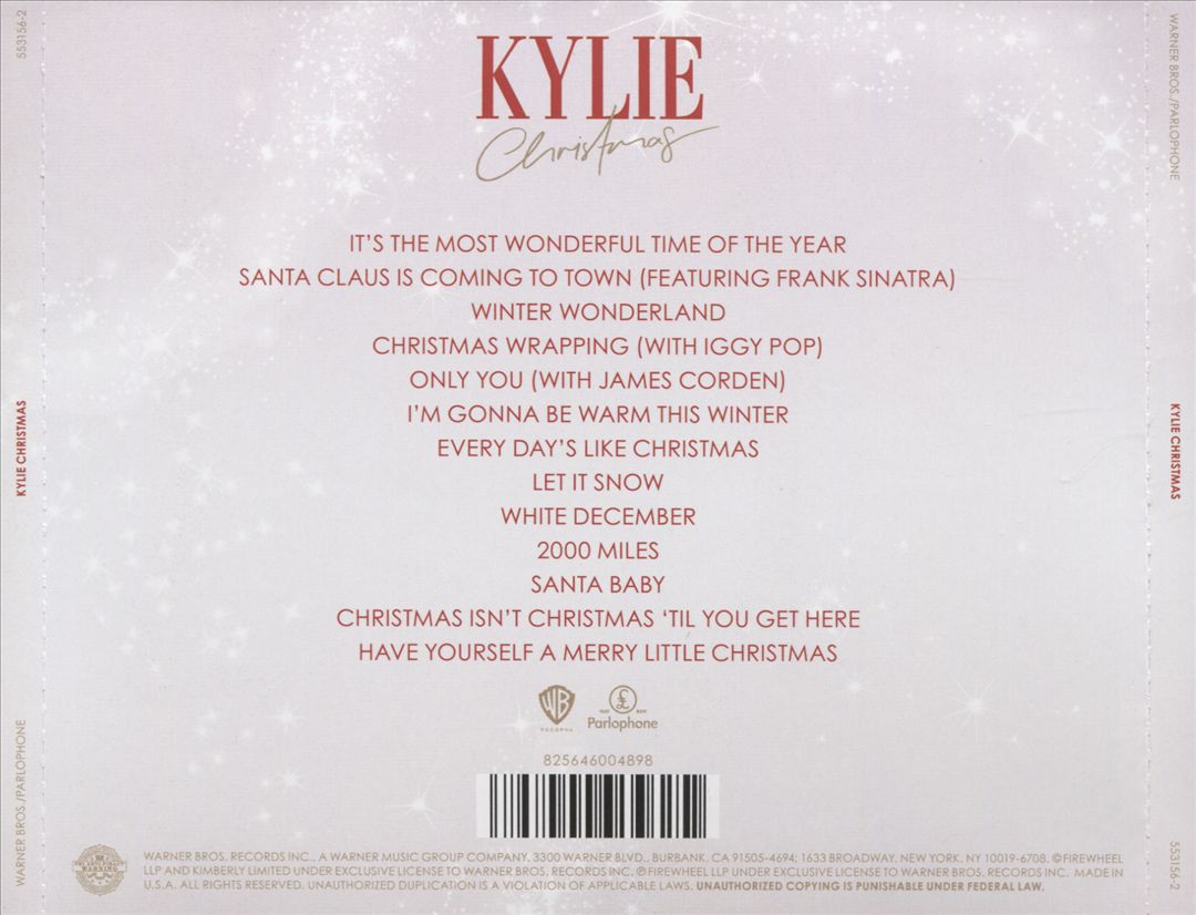 Kylie Christmas cover art