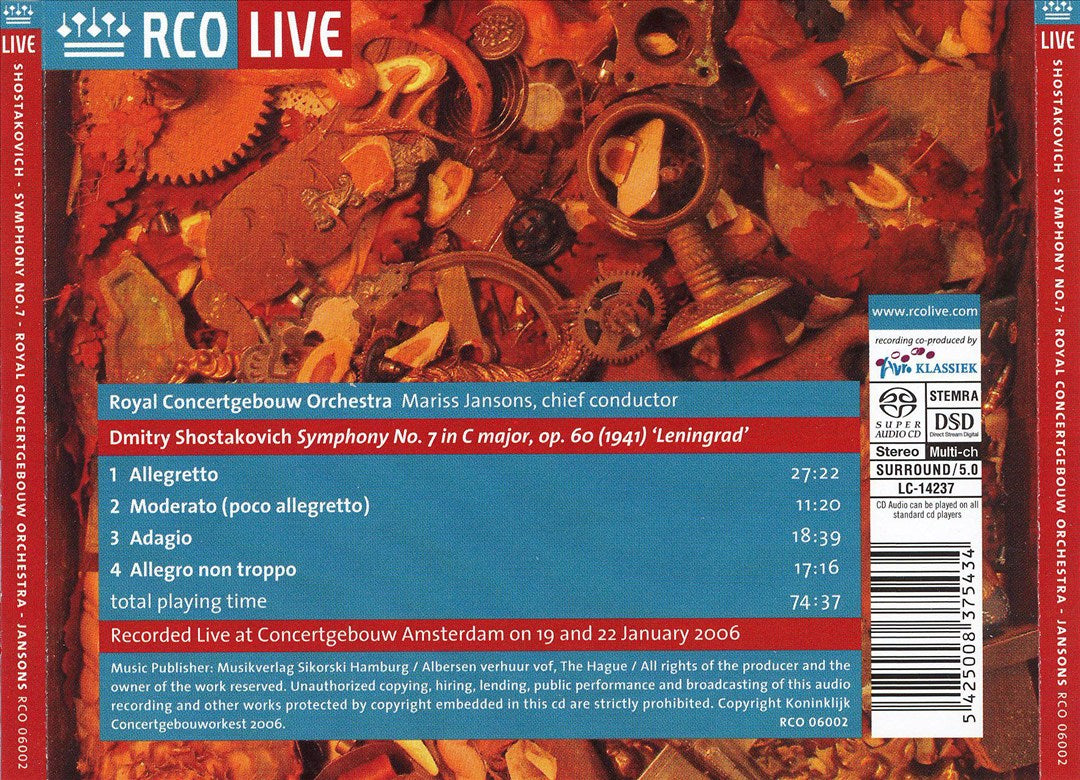Shostakovich: Symphony No. 7 cover art