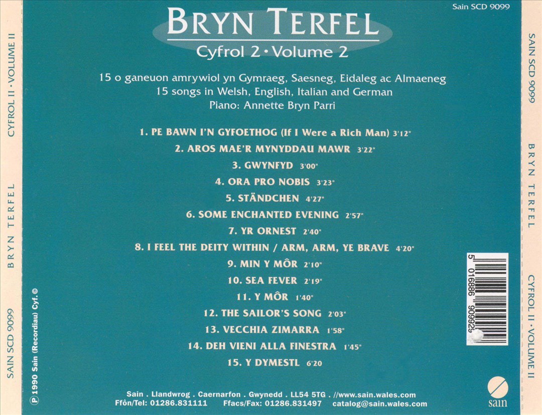 Bryn Terfel, Vol. 2 cover art