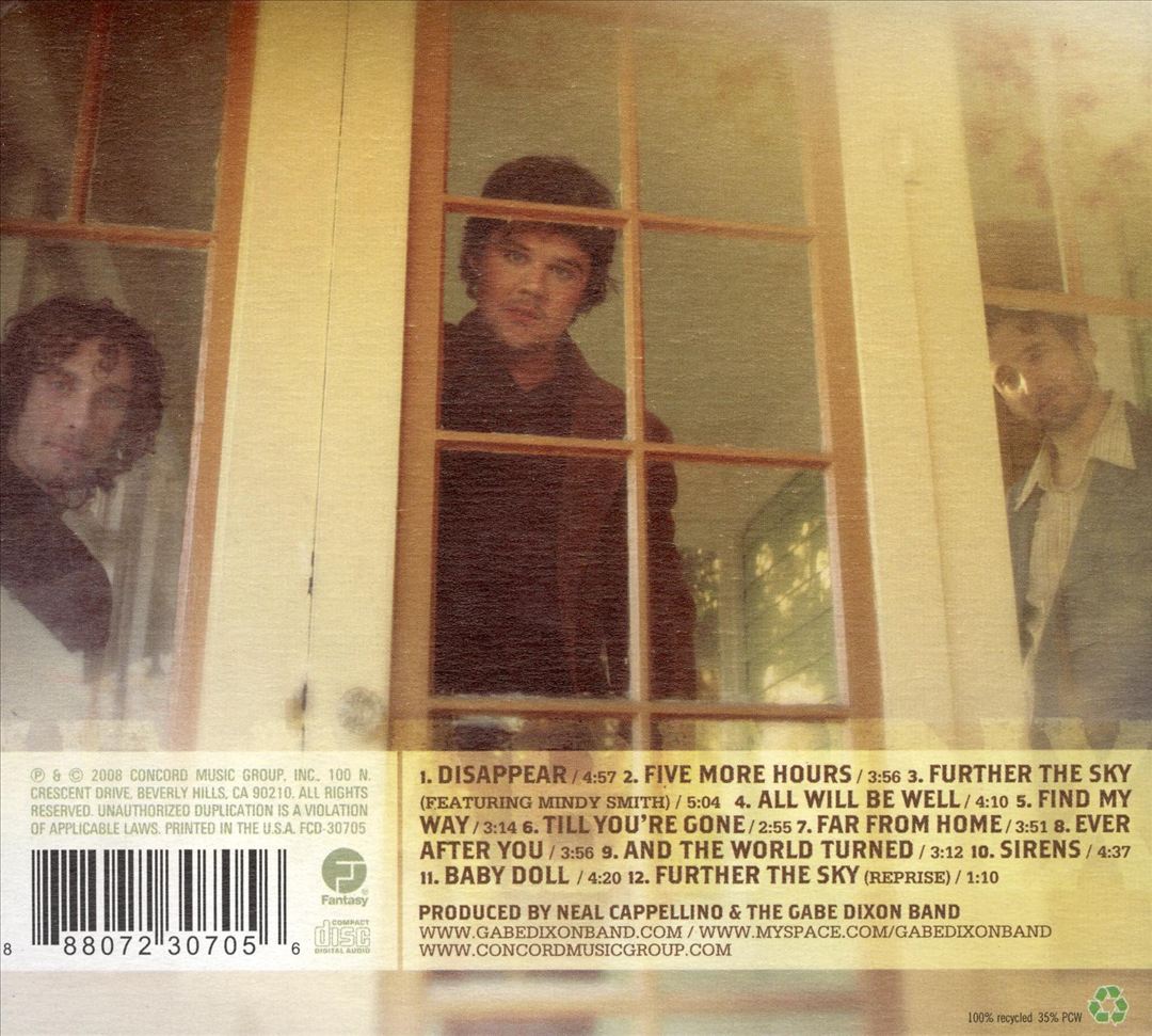 Gabe Dixon Band cover art