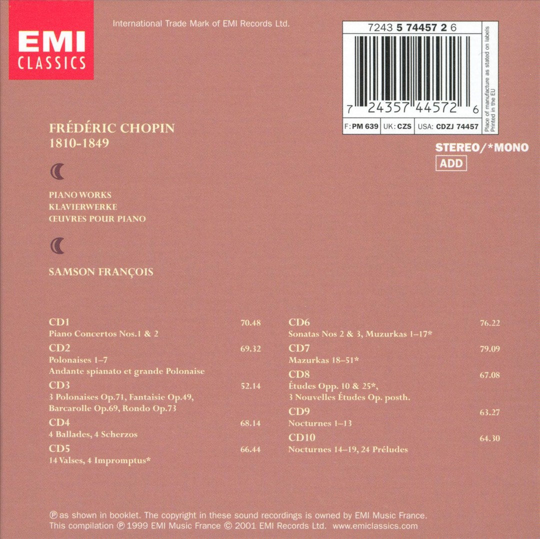 Chopin: Piano Works cover art