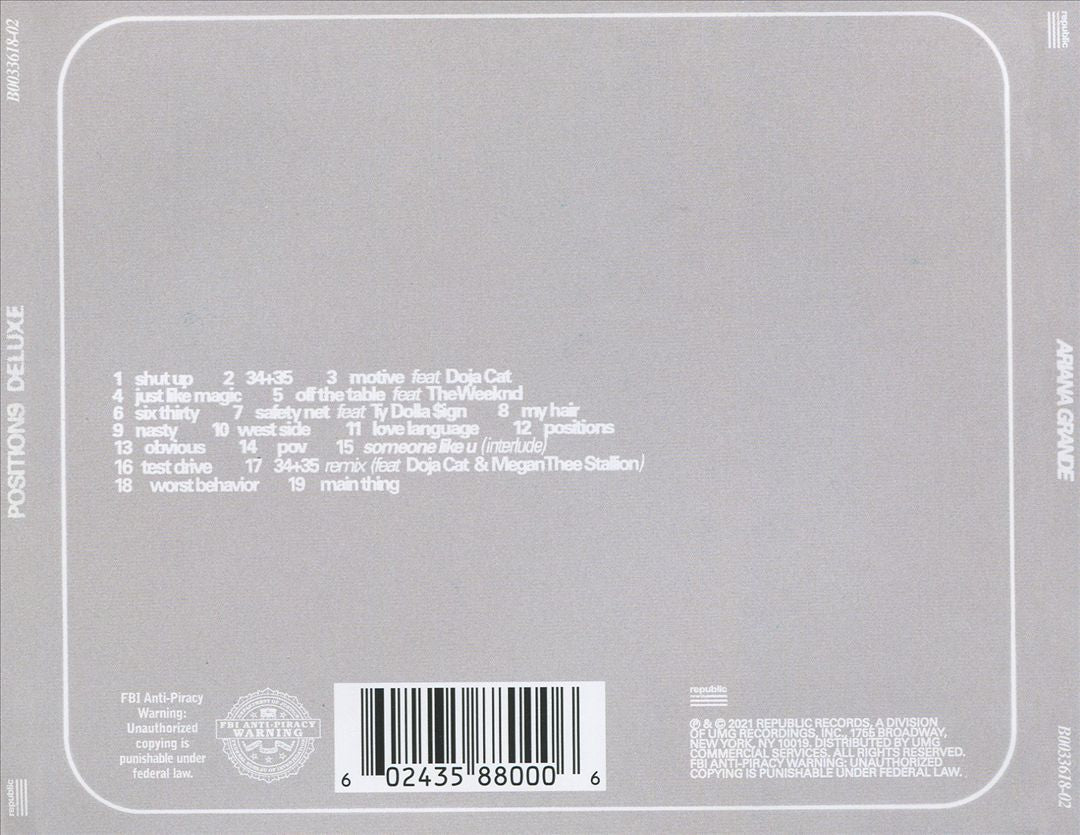 Positions cover art