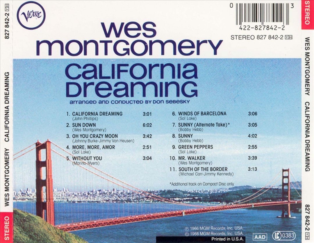 California Dreaming cover art