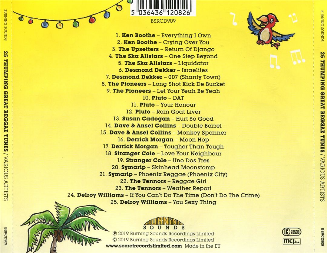 25 Thumping Reggae Tunes cover art