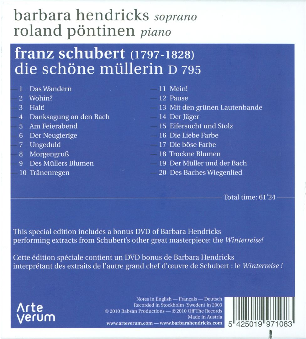 Schubert: Die schöne Müllerin cover art