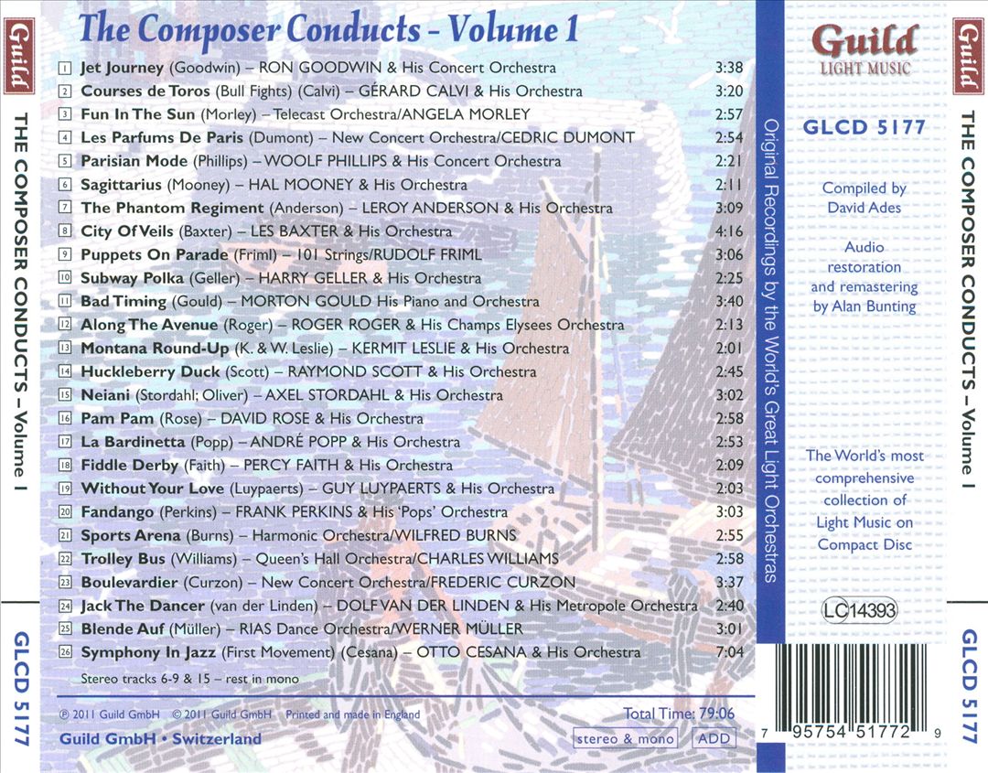 Golden Age of Light Music: The Composer Conducts, Vol. 1 cover art
