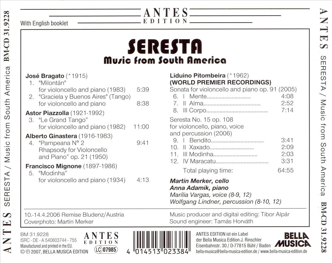 Seresta: Music from South America cover art