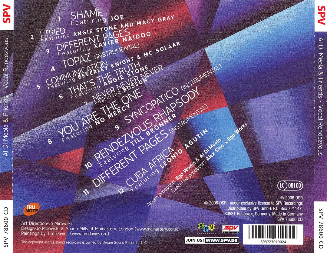 Vocal Rendezvous cover art