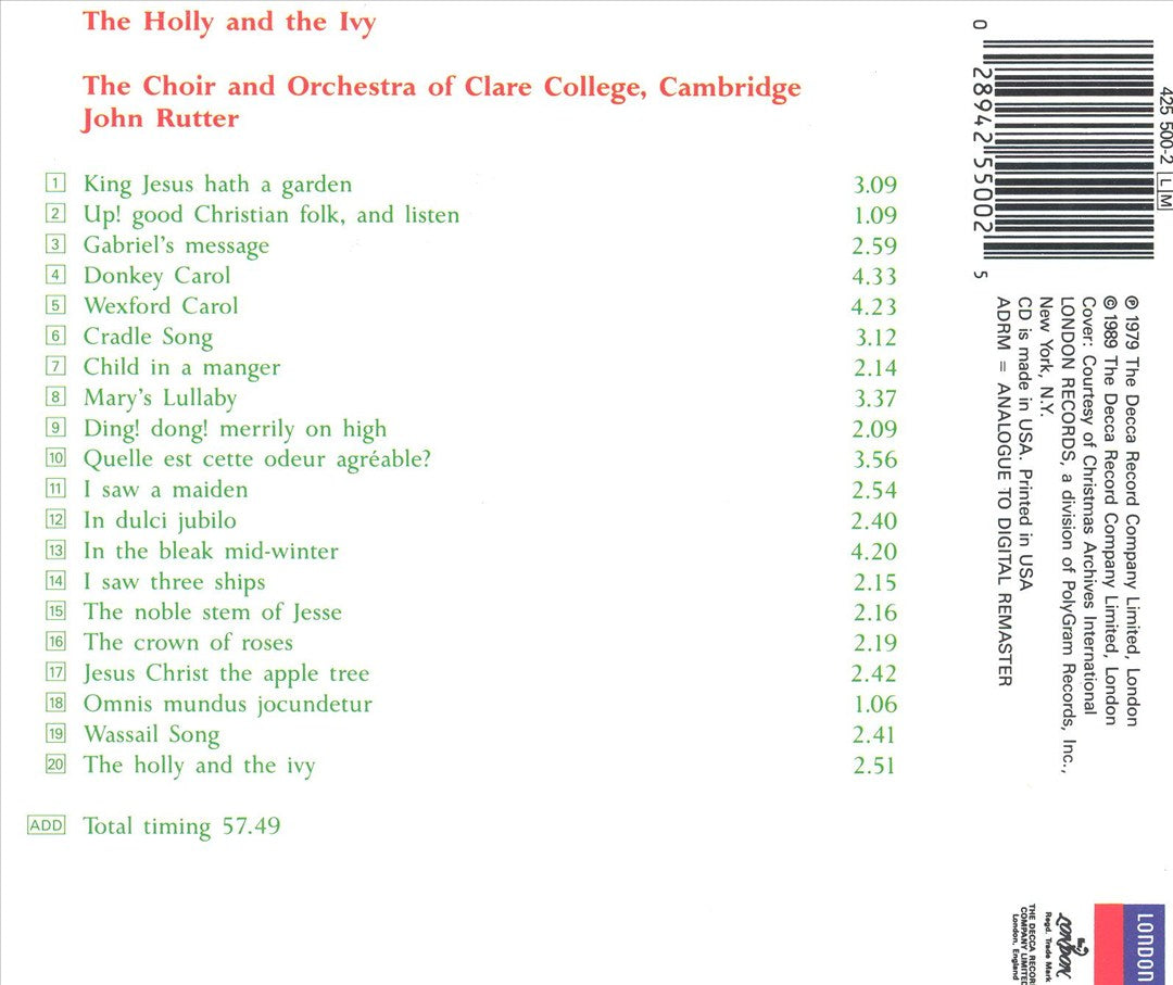 Holly and the Ivy cover art