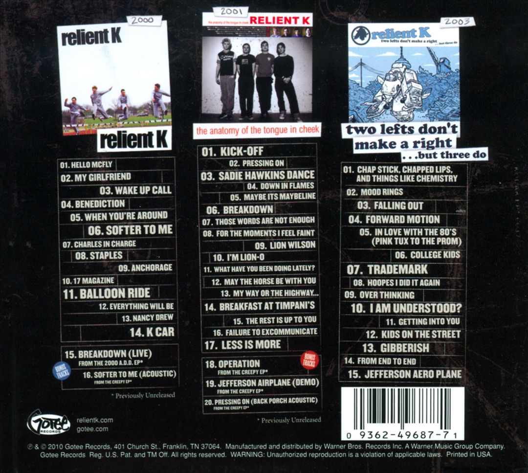 First Three Gears (2000-2003) cover art