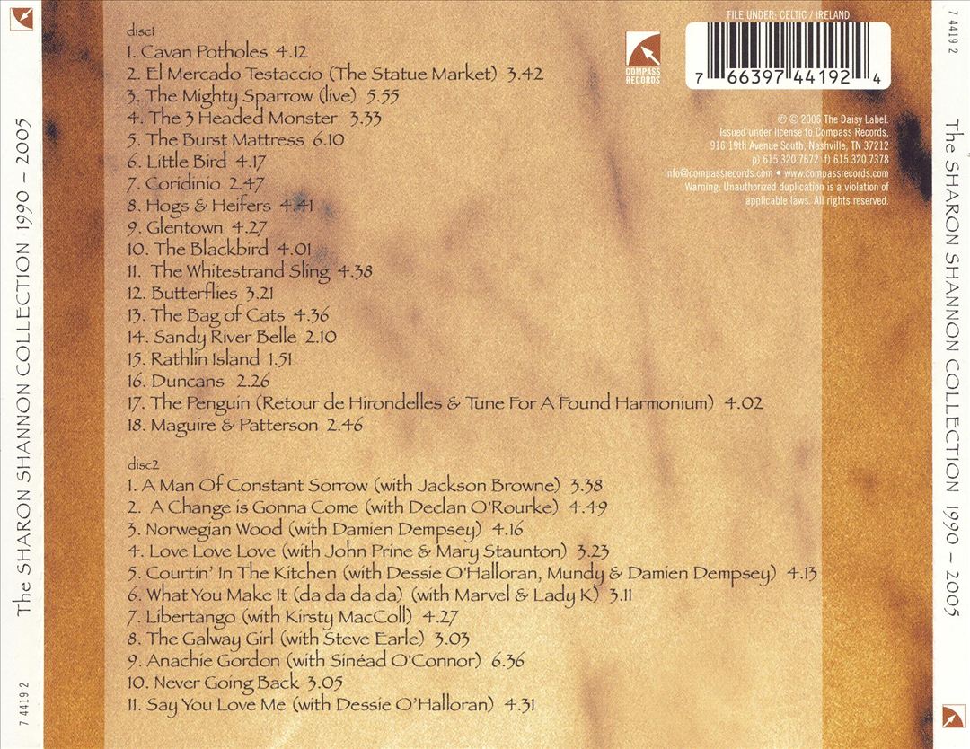 Sharon Shannon Collection 1990-2005 cover art