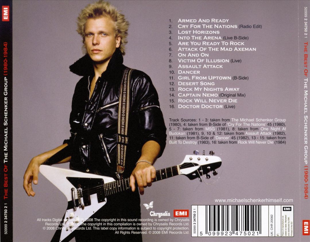 Best of the Michael Schenker Group 1980-1984 cover art