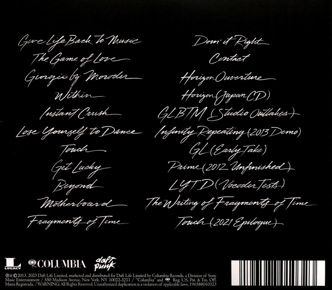 Random Access Memories cover art