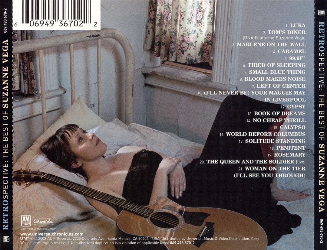 Retrospective: The Best of Suzanne Vega cover art