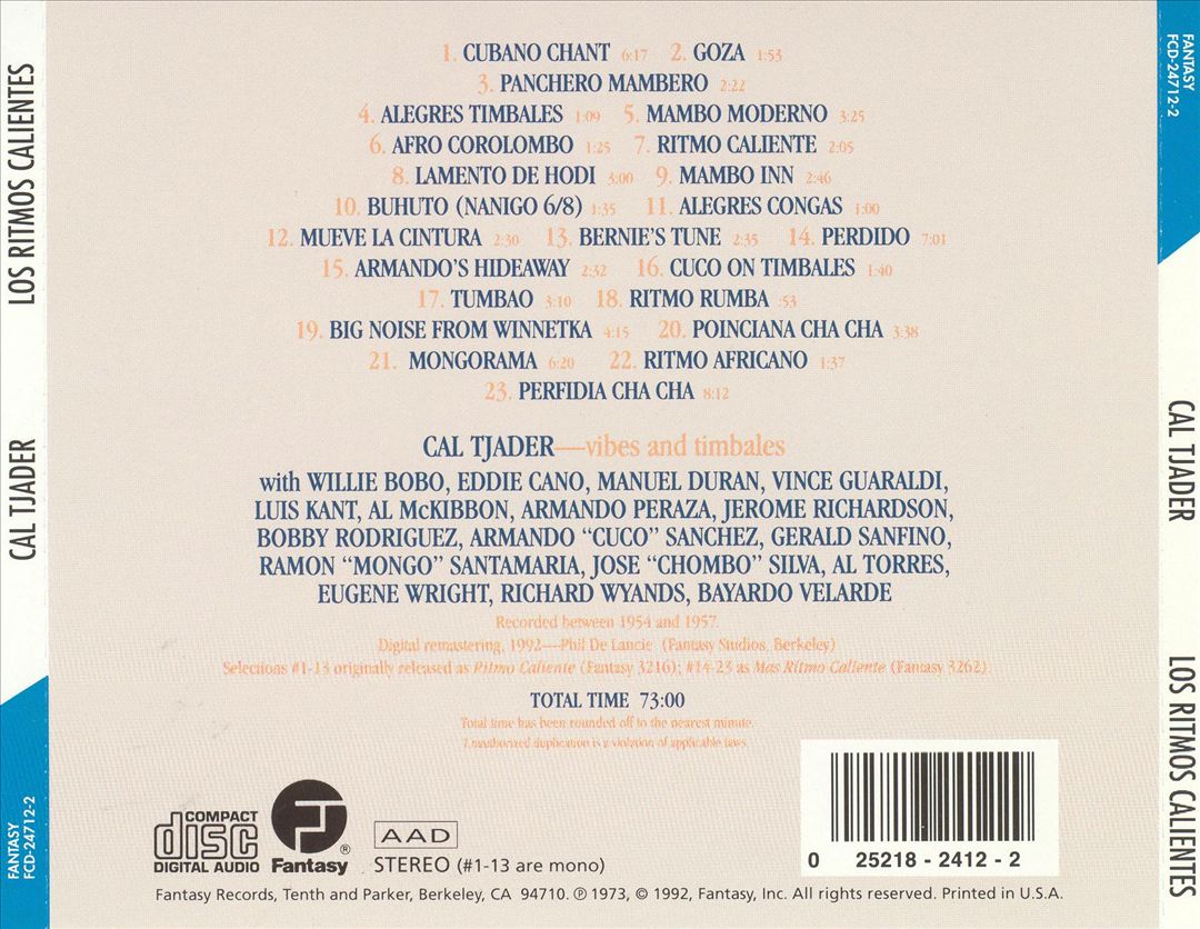 Ritmos Calientes cover art