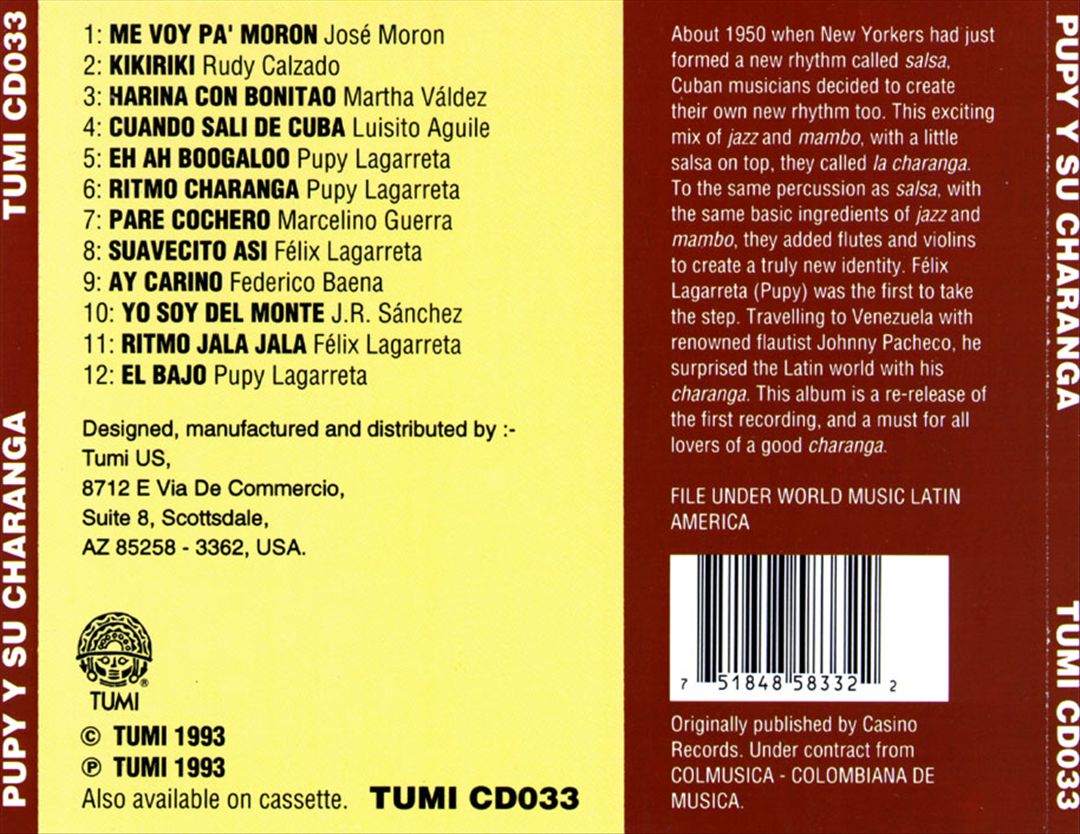 Pupy Y Su Charanga cover art