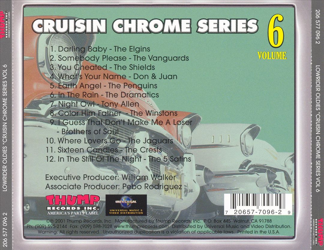 Lowrider Oldies: Crusin' Chrome Series, Vol. 6 cover art
