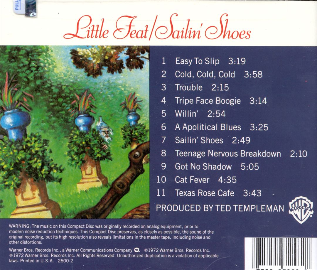 Sailin' Shoes cover art