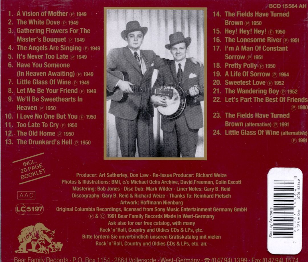 Stanley Brothers & The Clinch Mountain Boys 1949-1952 cover art