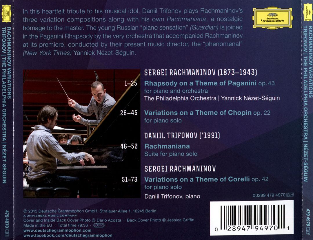 Rachmaninov Variations cover art