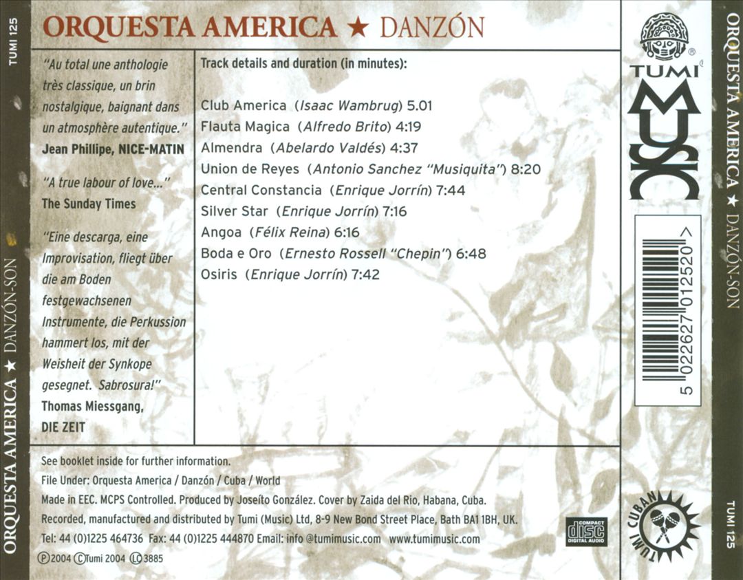Orquesta America, Vol. 3: Danzón cover art
