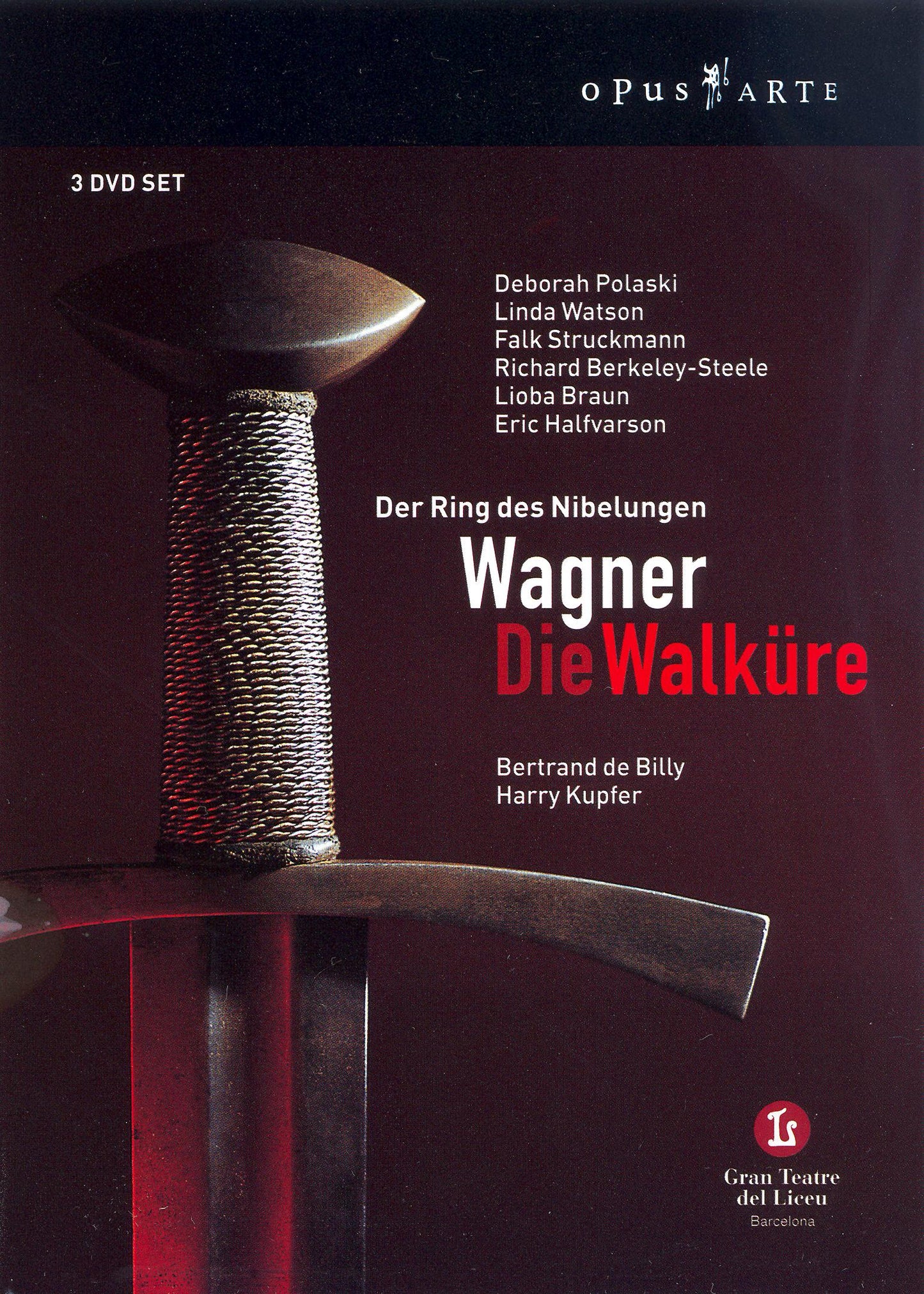 Richard Wagner - Die Walkure (3 Dvd) cover art