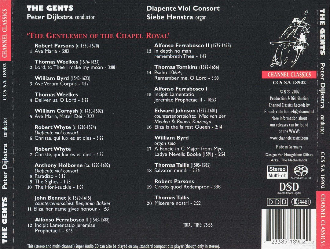 Gentlemen of the Chapel Royal cover art