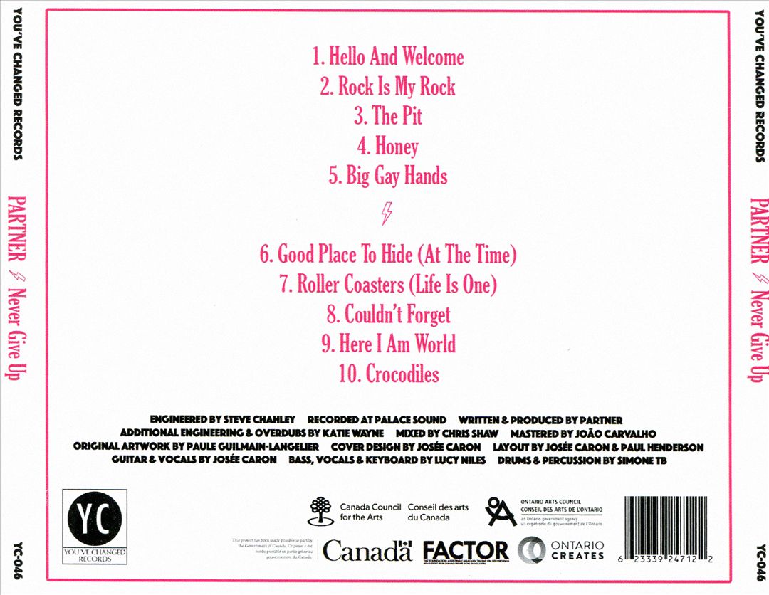Never Give Up cover art