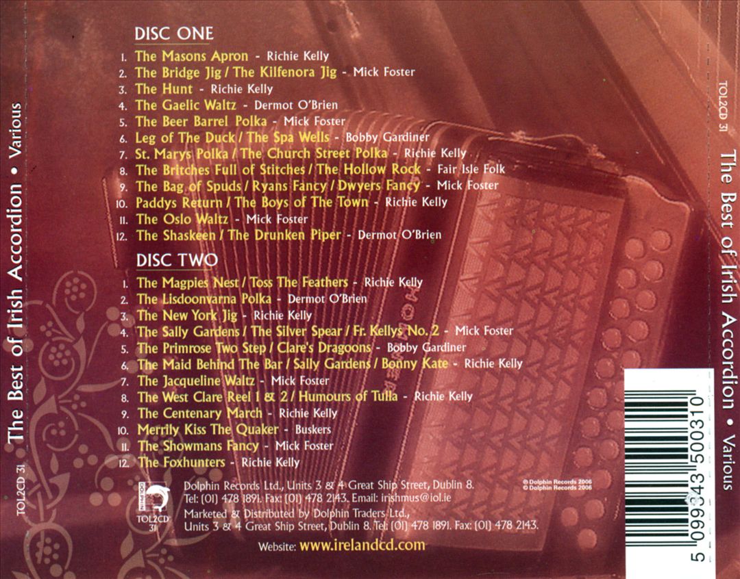 Best of Irish Accordion cover art