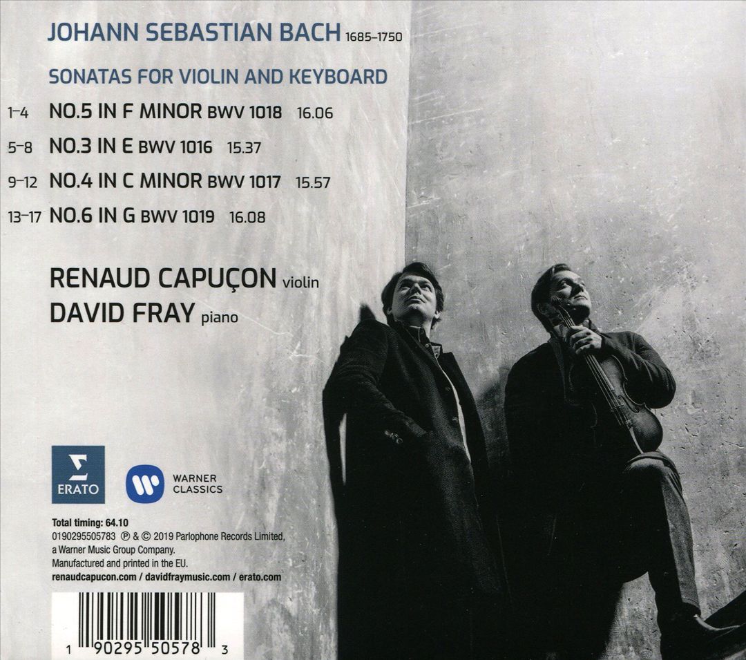 Bach: Sonatas cover art