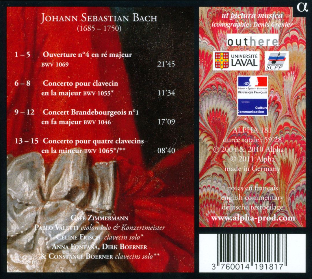 Bach: Concerts avec plusieurs instruments, Vol. 6 cover art