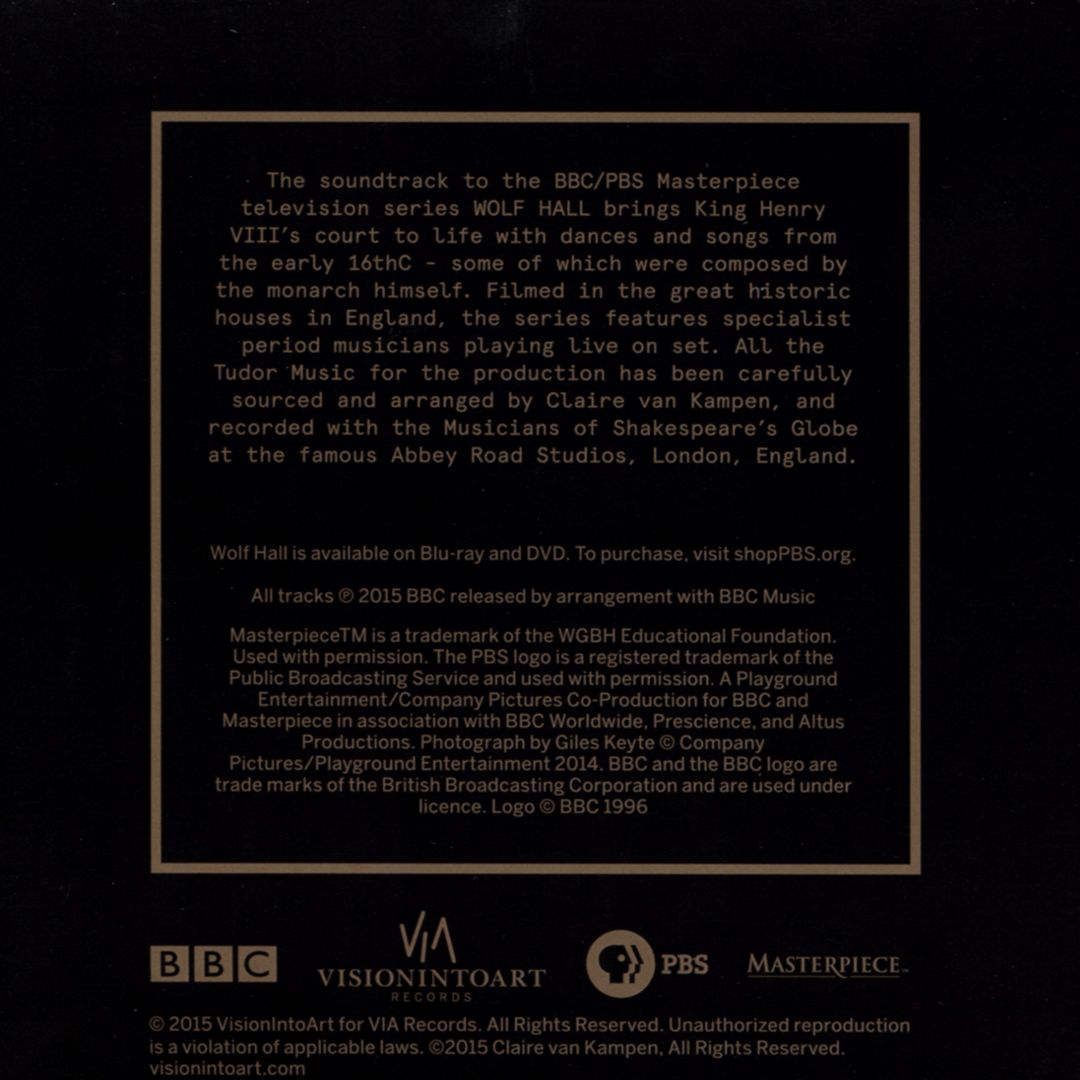 Wolf Hall: Tudor Music Soundtrack from the Original Miniseries cover art