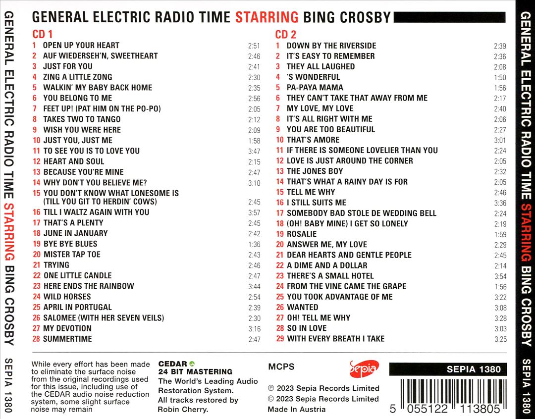 General Electric Radio Time cover art