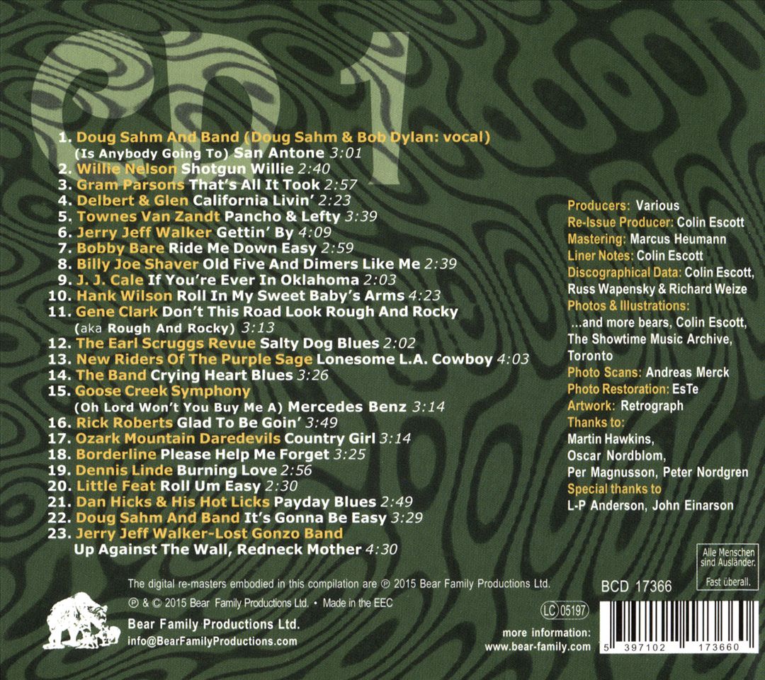 Truckers, Kickers, Cowboy Angels: The Blissed-Out Birth of Country Rock, Vol. 6: 1973 cover art