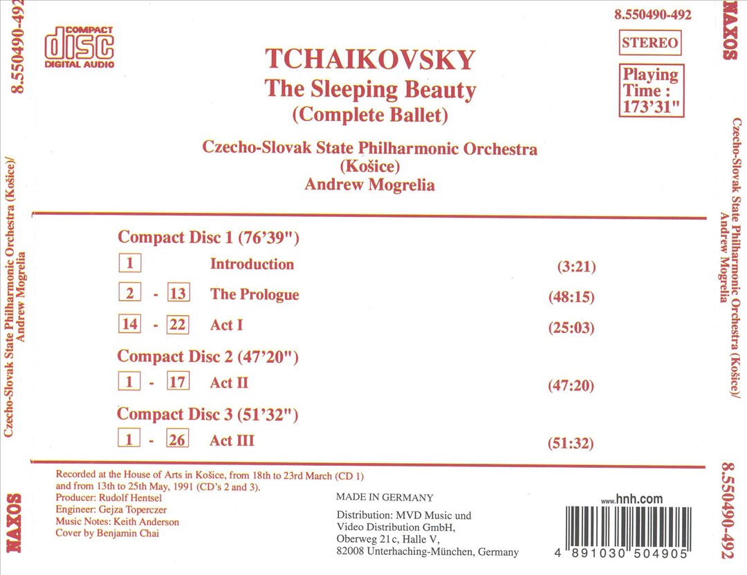 Tchaikovsky: The Sleeping Beauty, Op. 66 cover art