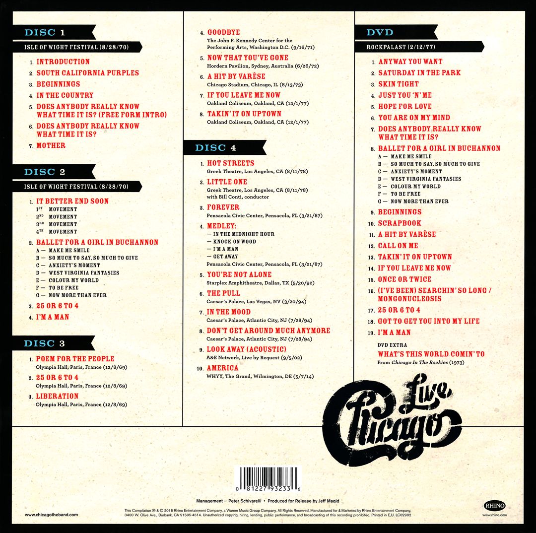 Chicago: VI Decades Live (This Is What We Do) cover art