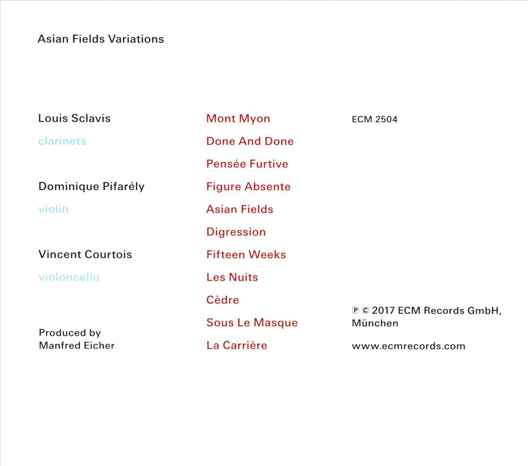 Asian Fields Variations cover art