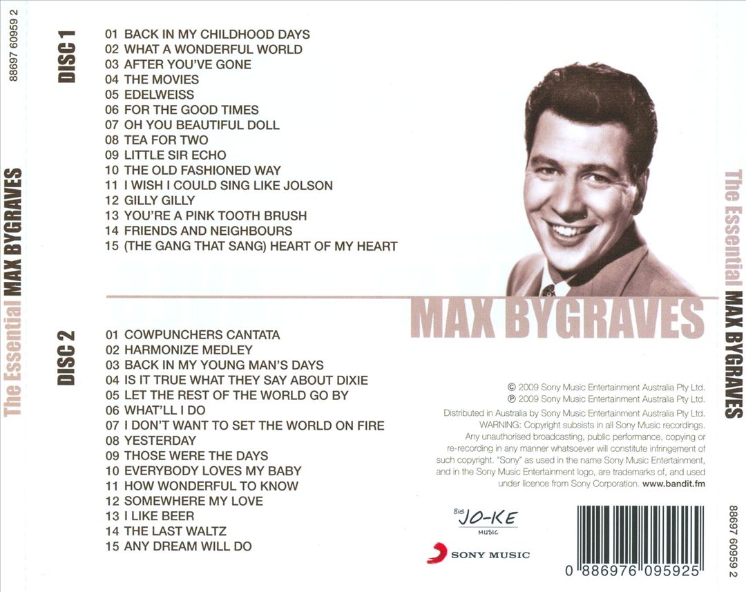 Essential Max Bygraves cover art
