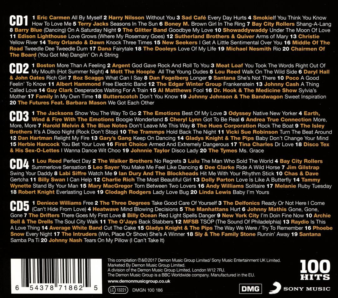 100 Hits: Supersonic 70s cover art