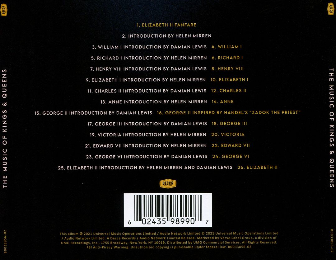 Music of Kings & Queens cover art