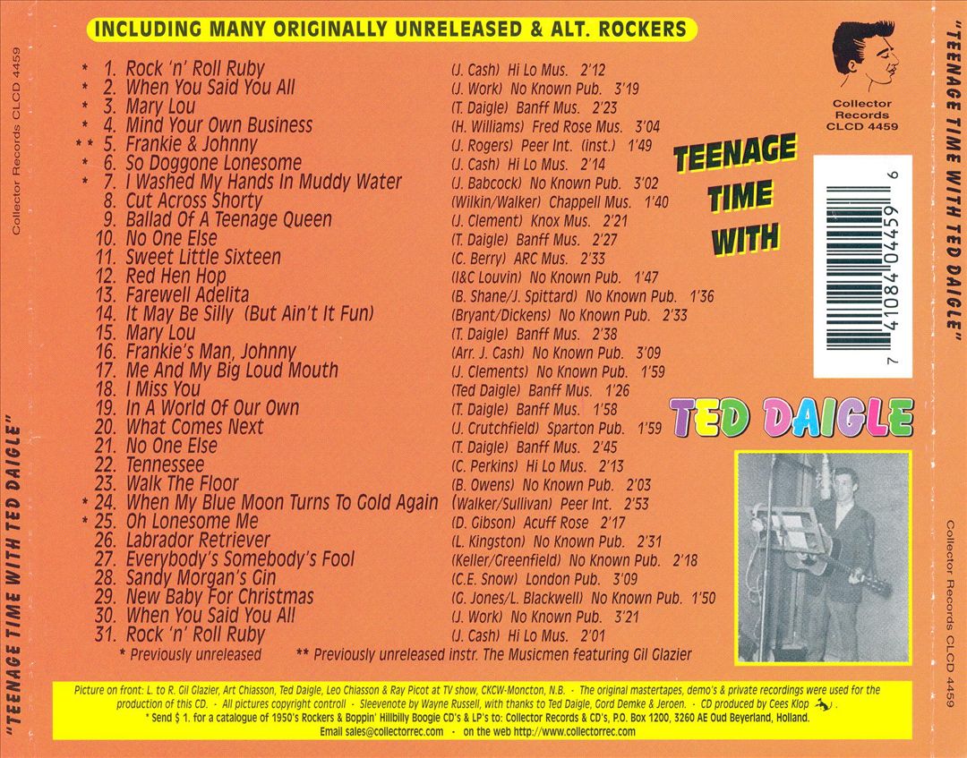 Teenage Time with Ted Daigle cover art